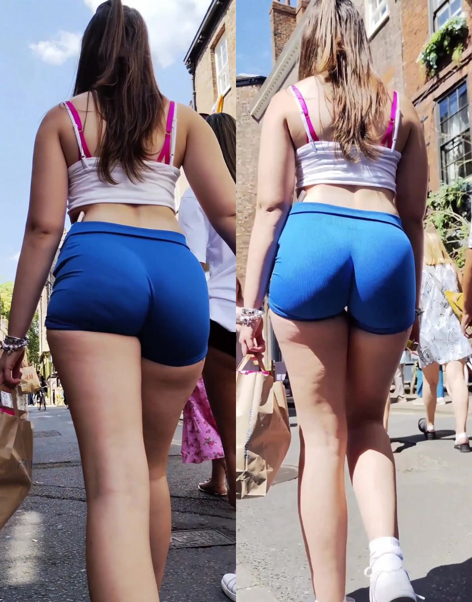 Super Tight Blue Shorts