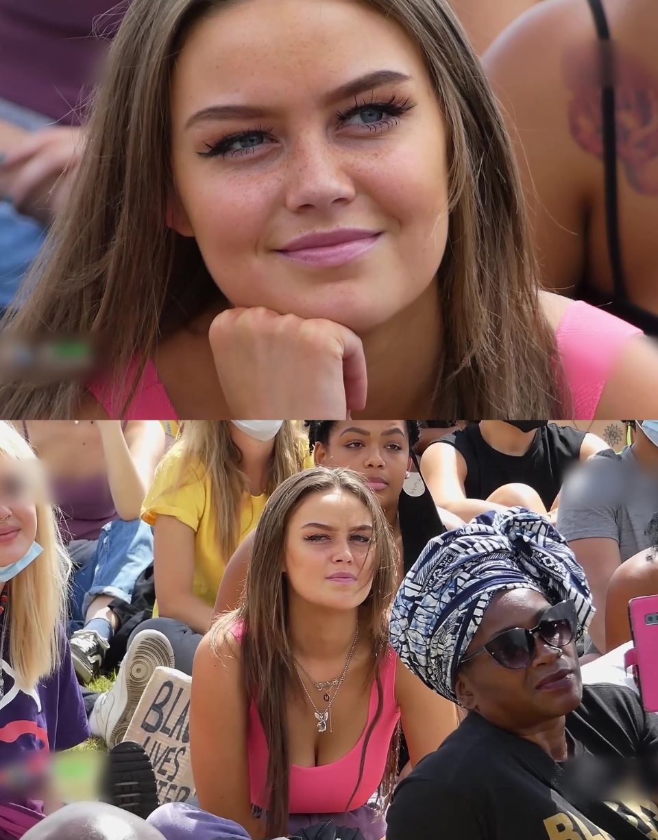 Busty Teen with Blue Eyes