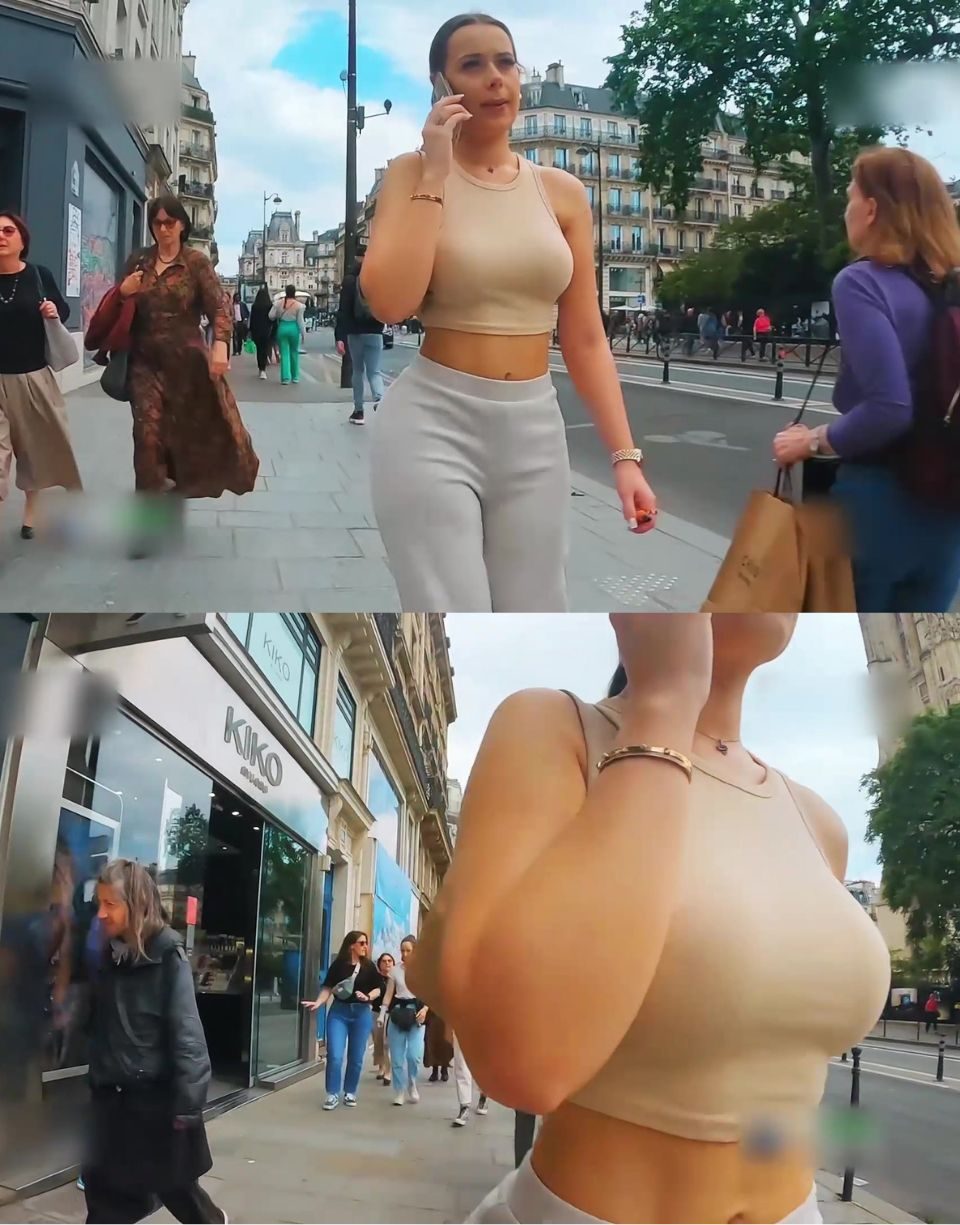 Gym Girl with Huge Boobs