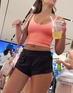Beautiful teen girl with great tan