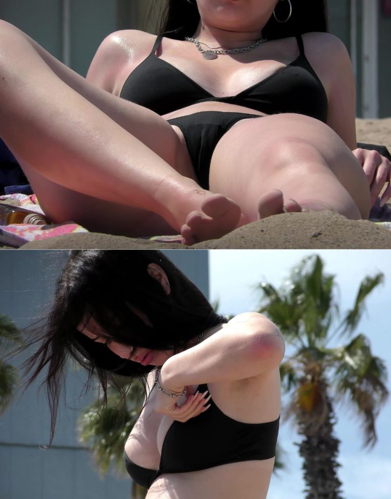 Black Haired Goddess at the Beach