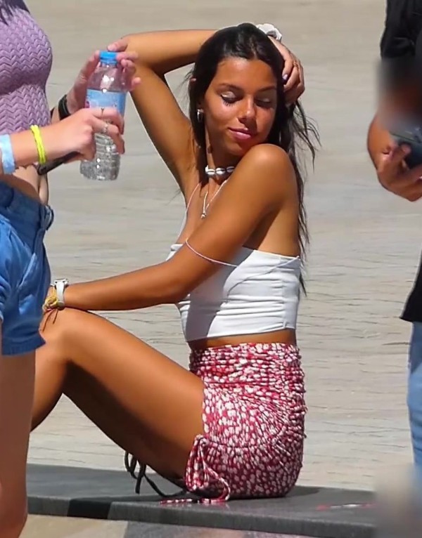 Cute Latina Teen loves posing