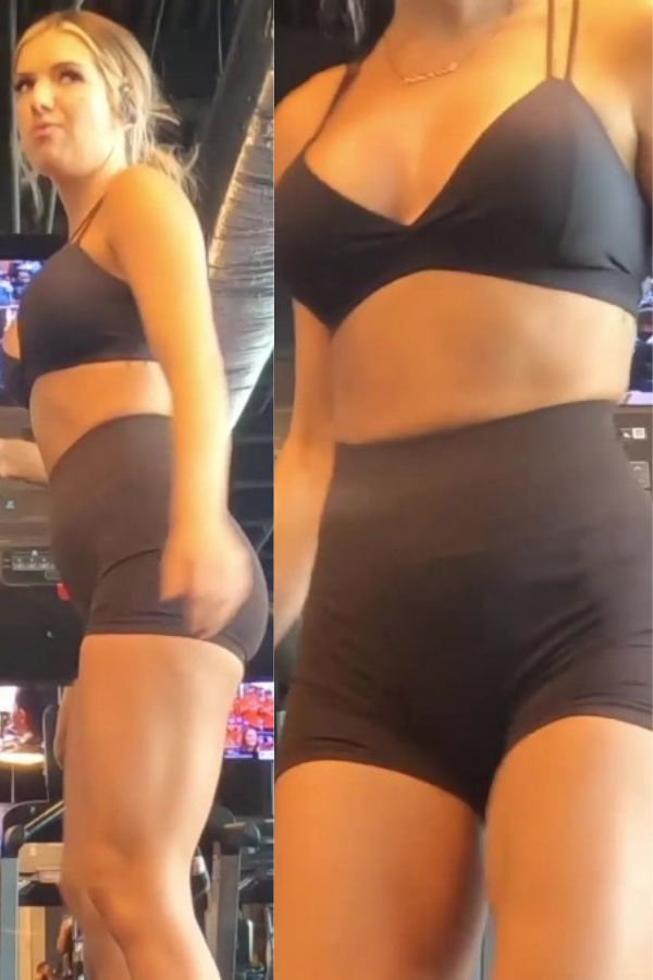 Stunning Blonde Gym Creepshot