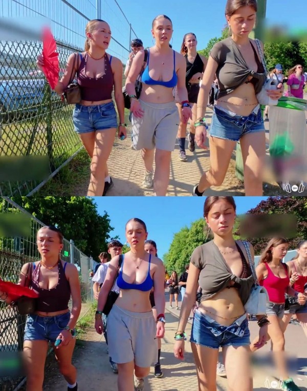 Three Brunettes Big Boobies